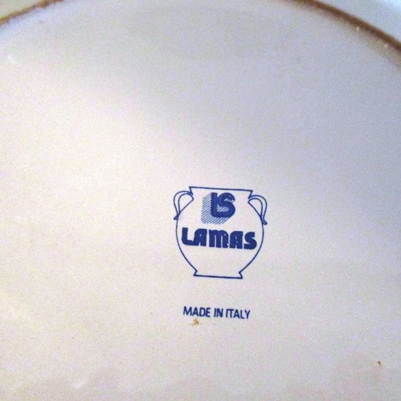 Vintage Italian Hand-Painted Fruit Pottery Display Plates, S/4 - Picture 5 of 5